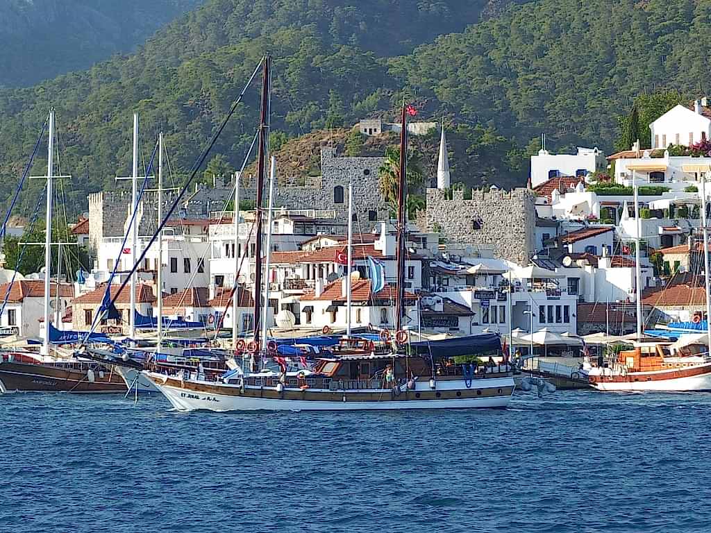 Mediterranean gulet cruise route Turkey Gulet cruise routing along the Turkish coast