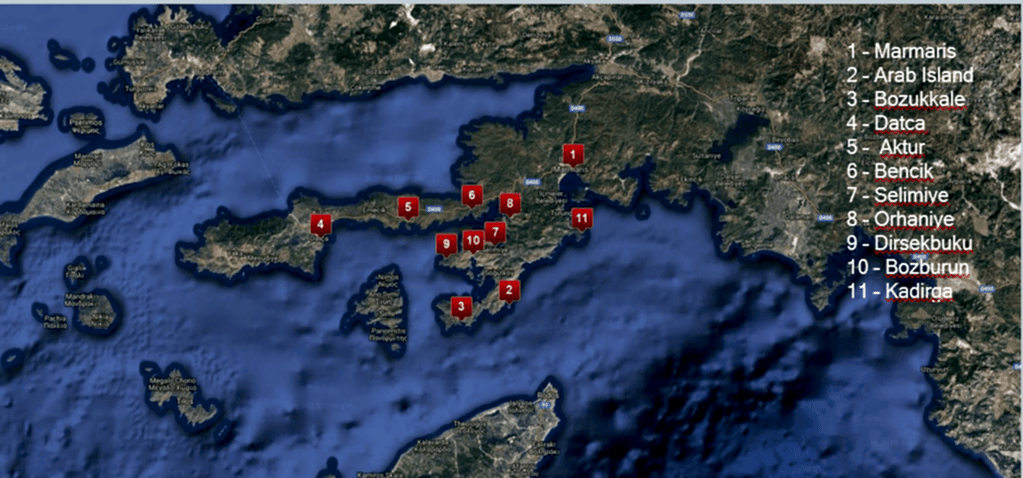 blue cruising regions